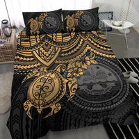 Federated States Of Micronesia Duvet Cover Set - Golden Turtle - Polynesian Pride