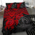 Vanuatu Polynesian Duvet Cover Set - Red Turtle - Polynesian Pride