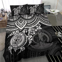 Vanuatu Polynesian Duvet Cover Set - White Turtle - Polynesian Pride