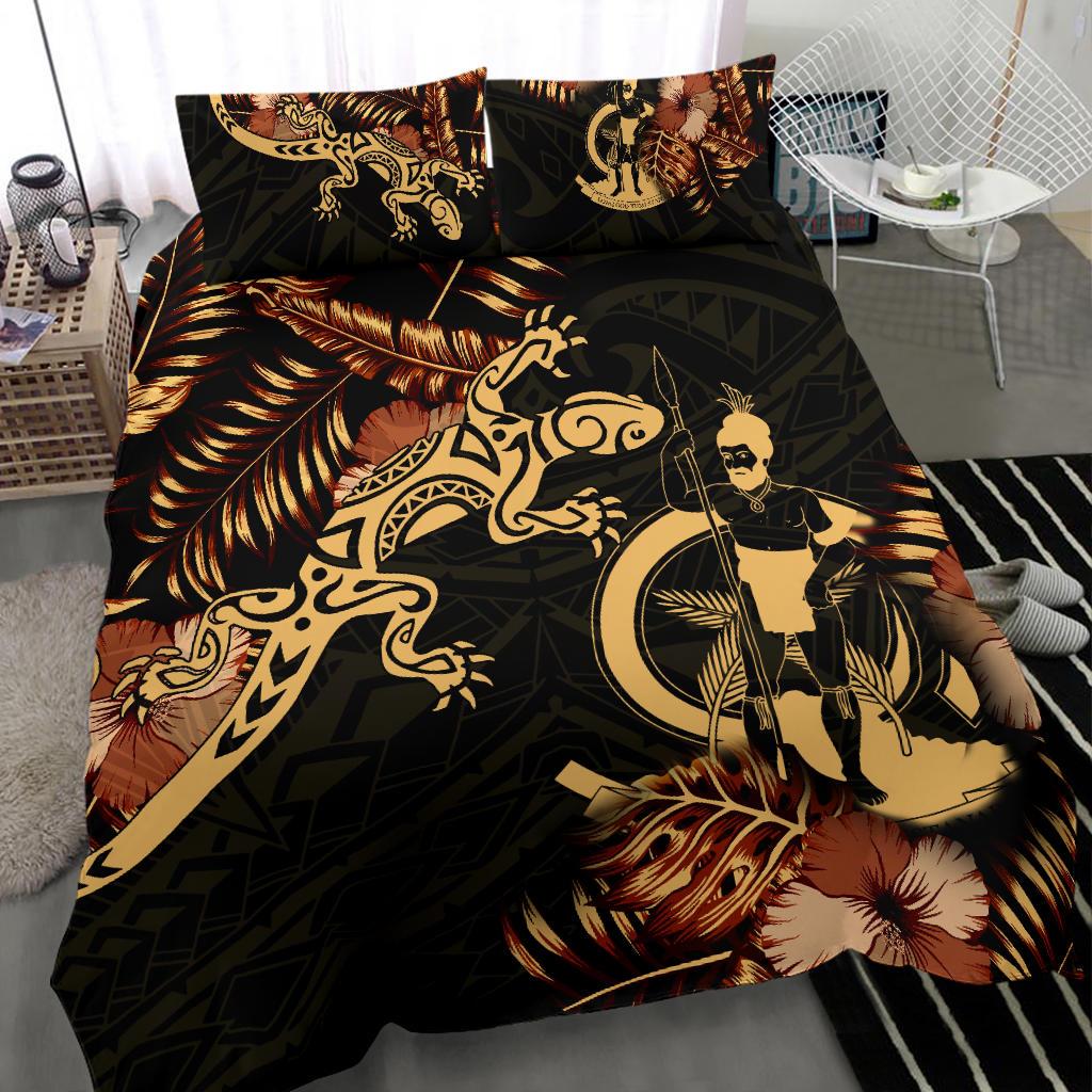 Polynesian Duvet Cover Set - Vanuatu Duvet Cover Set Lizrad Lucky - Polynesian Pride