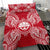 Polynesian Bedding Set - Federated States Of MicronesianDuvet Cover Set Map Red White - Polynesian Pride