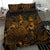 Polynesian Bedding Set - Vanuatu Duvet Cover Set Gold Color - Polynesian Pride