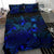 Polynesian Bedding Set - Samoa Duvet Cover Set Blue Color - Polynesian Pride