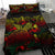 Polynesian Bedding Set - Niue Duvet Cover Set Reggae Color - Polynesian Pride