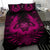 Hawaiian Owl Hibiscus Plumeria Polynesian Bedding Set - Pink - Polynesian Pride