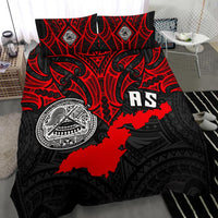 Polynesian Bedding Set - American Samoa Duvet Cover - Whale Tail - Polynesian Pride