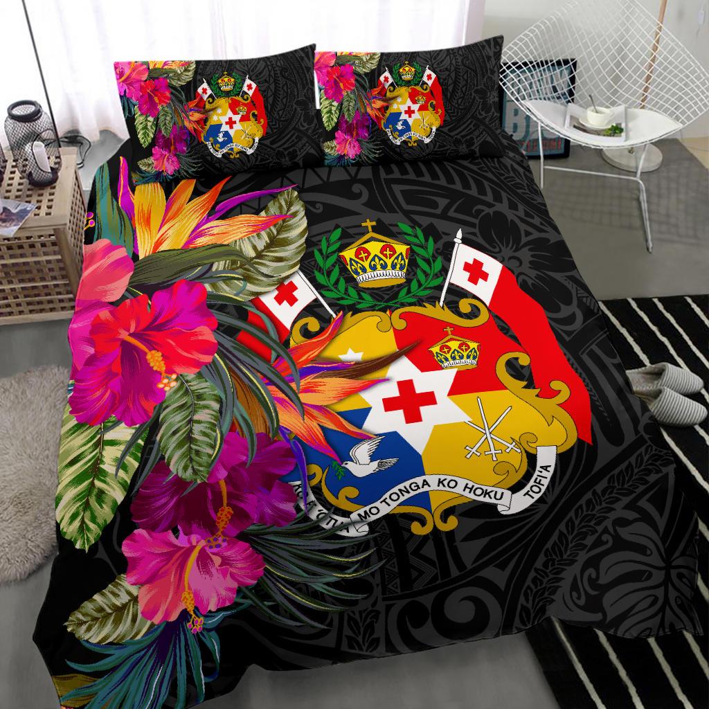 Tonga Bedding Set - Polynesian Hibiscus Pattern - Polynesian Pride