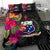 Samoa Bedding Set - Polynesian Hibiscus Pattern Black - Polynesian Pride