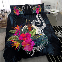 Polynesian Bedding Set - Vanuatu Duvet Cover Set Tropical Flowers - Polynesian Pride