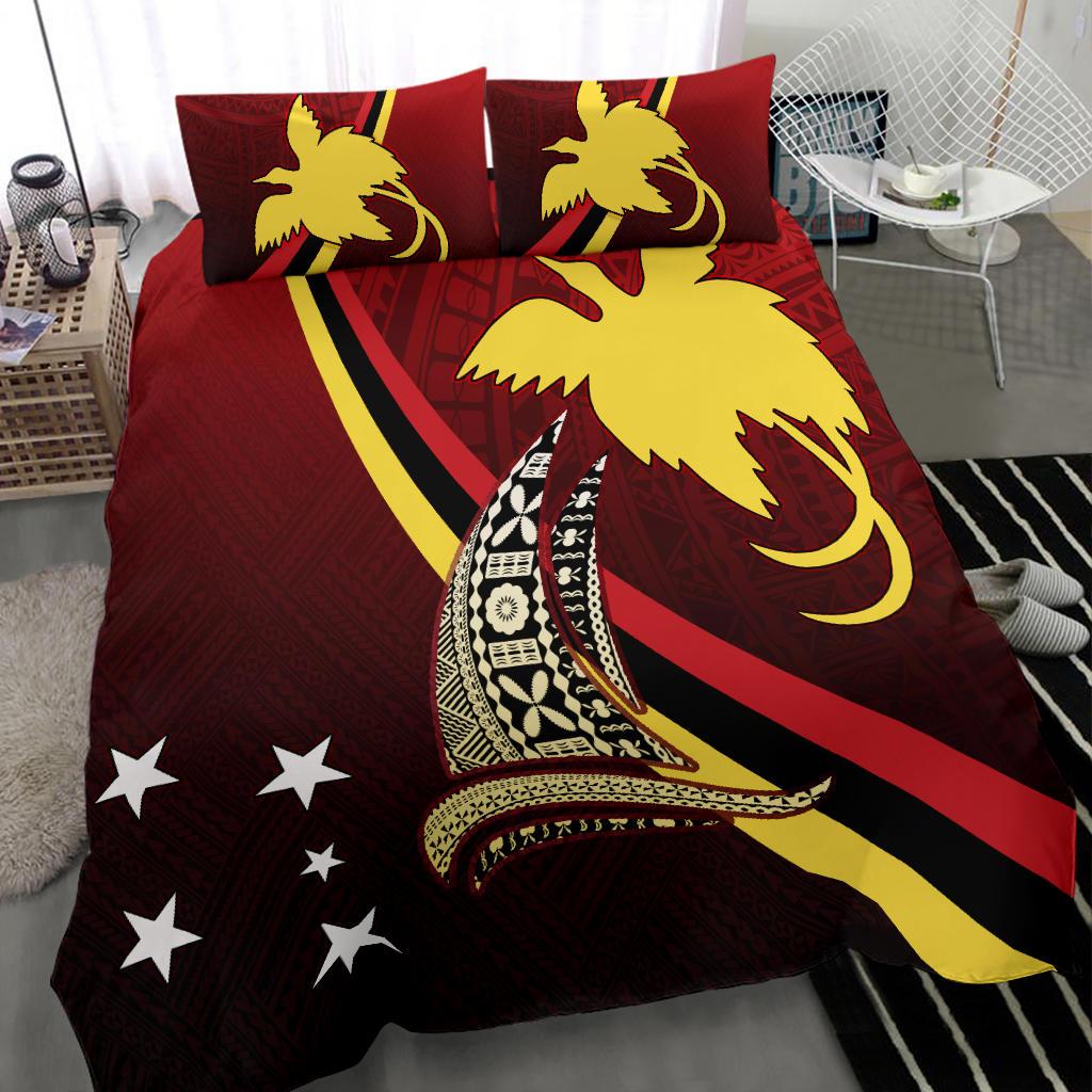 Melanesian Bedding Set - Papua New Guinea Duvet Cover Set - Sailing Style - Polynesian Pride