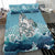 Maori Manaia The Blue Sea Bedding Set Blue - Polynesian Pride