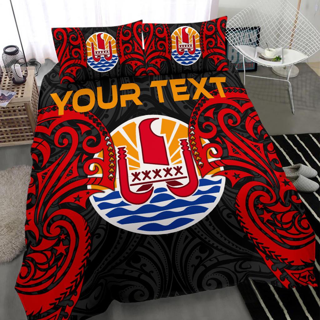 Tahiti Polynesian Custom Personalised Bedding Set - Tahitians Spirit - Polynesian Pride