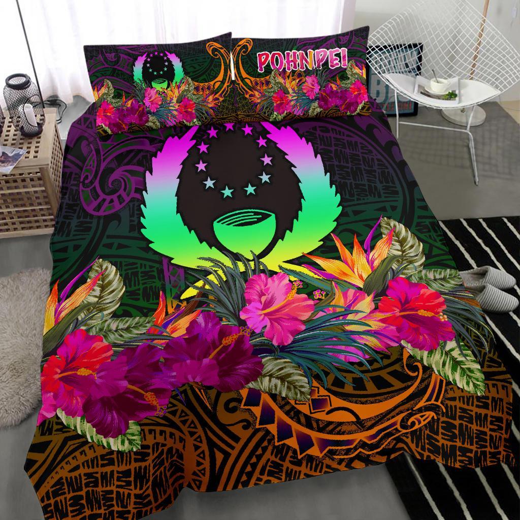 Pohnpei Bedding Set - Summer Hibiscus - Polynesian Pride