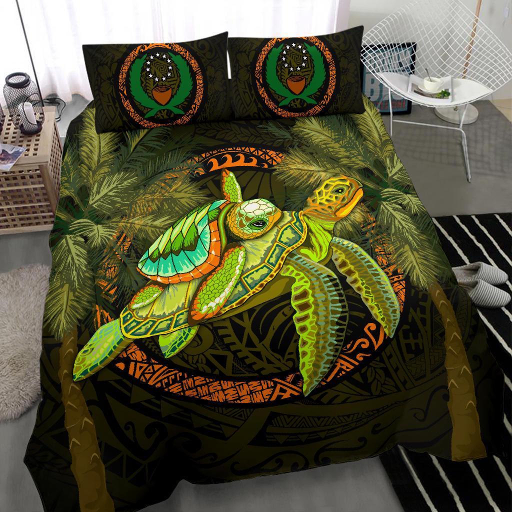 Pohnpei Bedding Set - Polynesian Turtle Palm Tree - Polynesian Pride