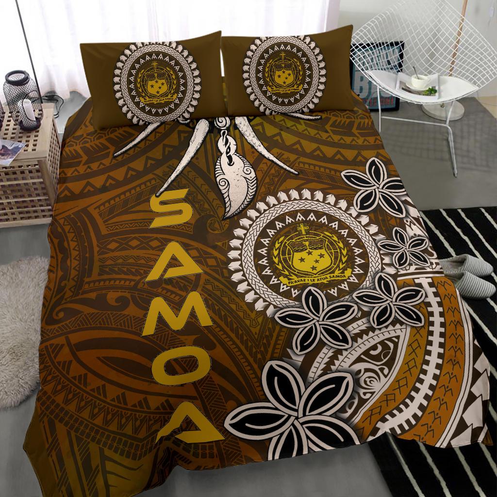 Samoa Bedding Sets - Polynesian Boar Tusk Brown - Polynesian Pride