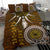 American Samoa Bedding Set - Polynesian Boar Tusk Brown - Polynesian Pride