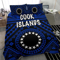Cook Island Bedding Set - Seal With Polynesian Tattoo Style ( Blue) - Polynesian Pride