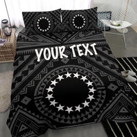 Cook Island Personalised Bedding Set - Seal With Polynesian Tattoo Style ( Black) - Polynesian Pride