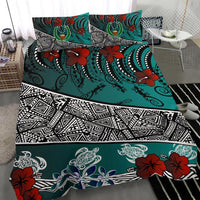 Pohnpei Bedding Set - Lizard And Turtle Green - Polynesian Pride