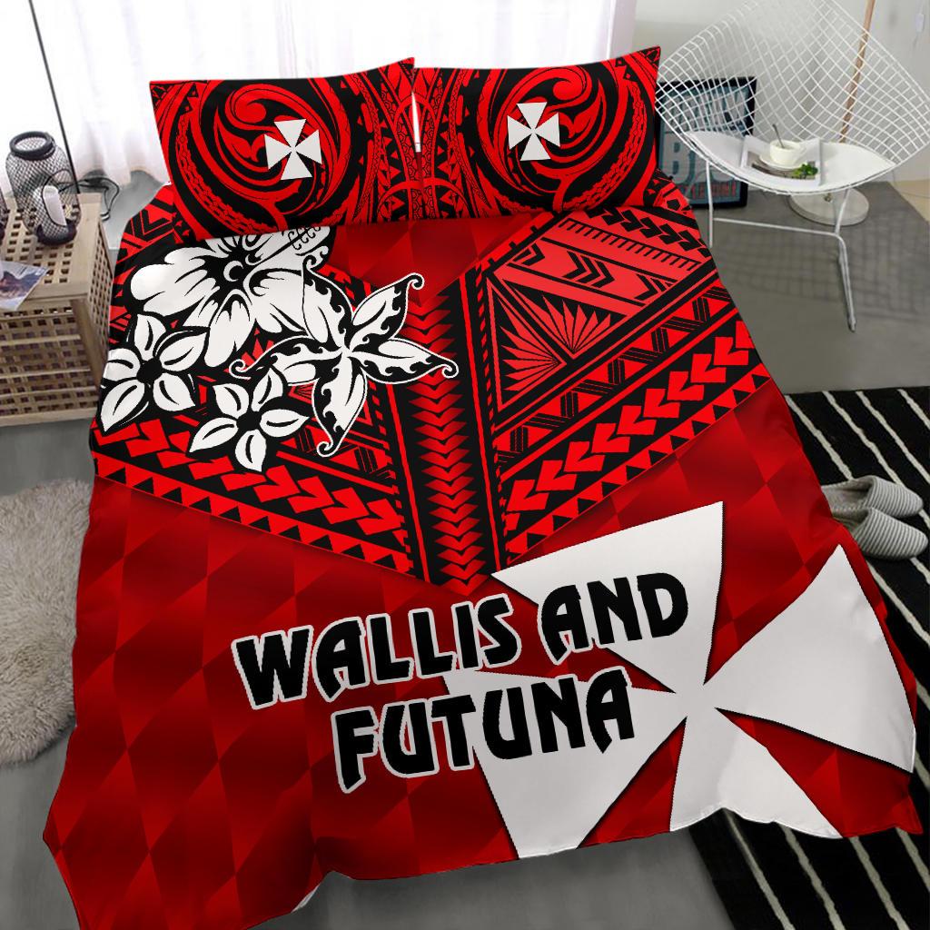 Wallis and Futuna Rugby Bedding Set Sporty Vibes - Polynesian Pride