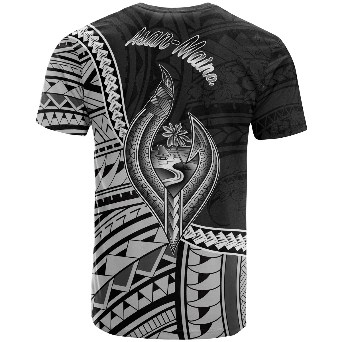 Guam T Shirt Asan Maina Polynesian Patterns - Polynesian Pride