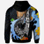 Tokelau Custom Hoodie Fish Hooks and Wave - Polynesian Pride