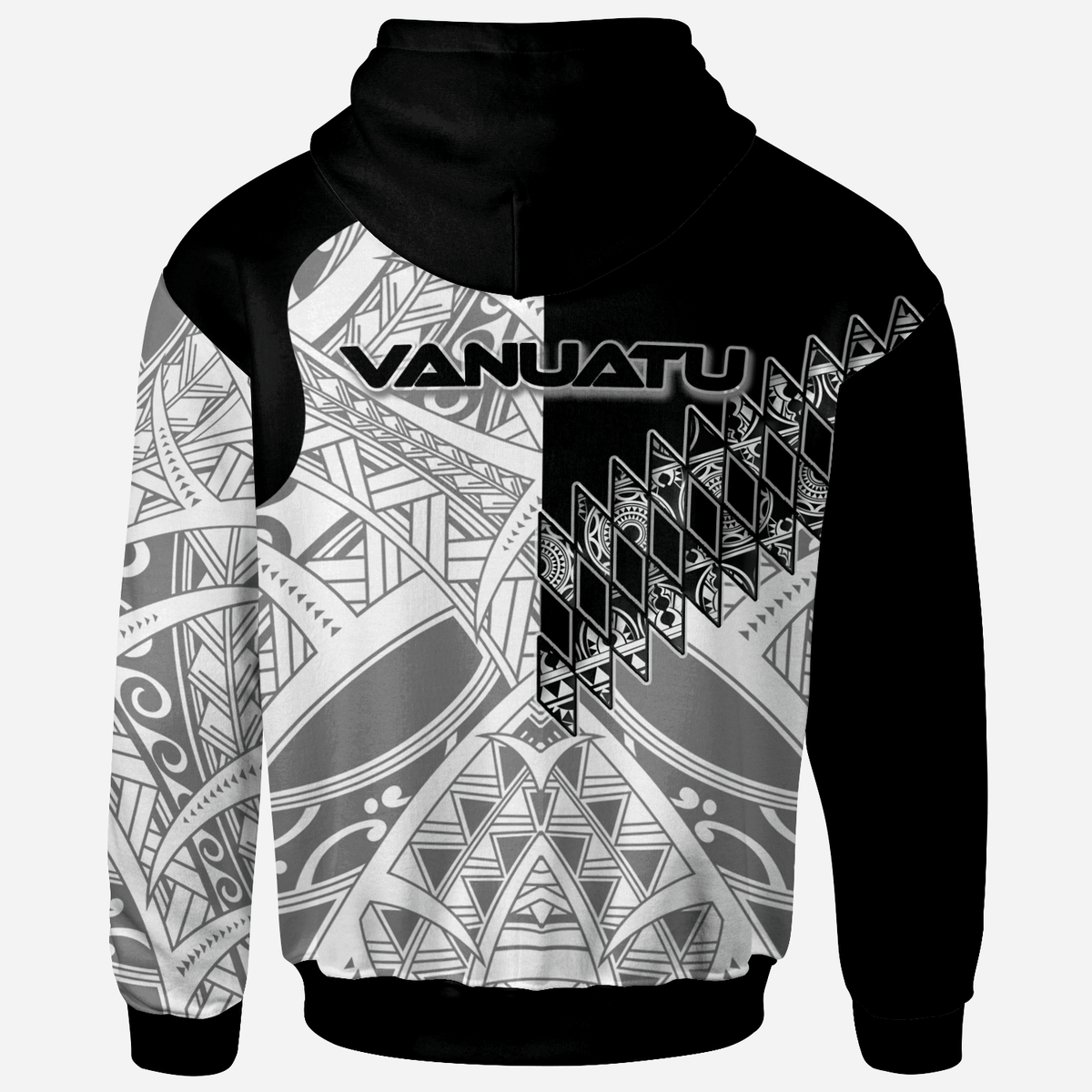Vanuatu Hoodie Symmetry Style - Polynesian Pride