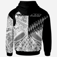 American Samoa Custom Hoodie Symmetry Style - Polynesian Pride