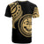 Federated States of Micronesia T Shirt FSM Tatau Gold Patterns - Polynesian Pride