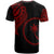 Chuuk State Custom T Shirt Chuuk State Tatau Red Patterns - Polynesian Pride