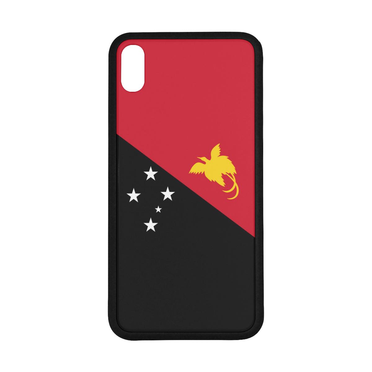 Papua New Guinea Flag Phone Case One Size iPhone XS Max (6.5") Red & Black - Polynesian Pride