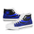 Samoa High Top Shoes Blue - Polynesian Tentacle Tribal Pattern - Polynesian Pride