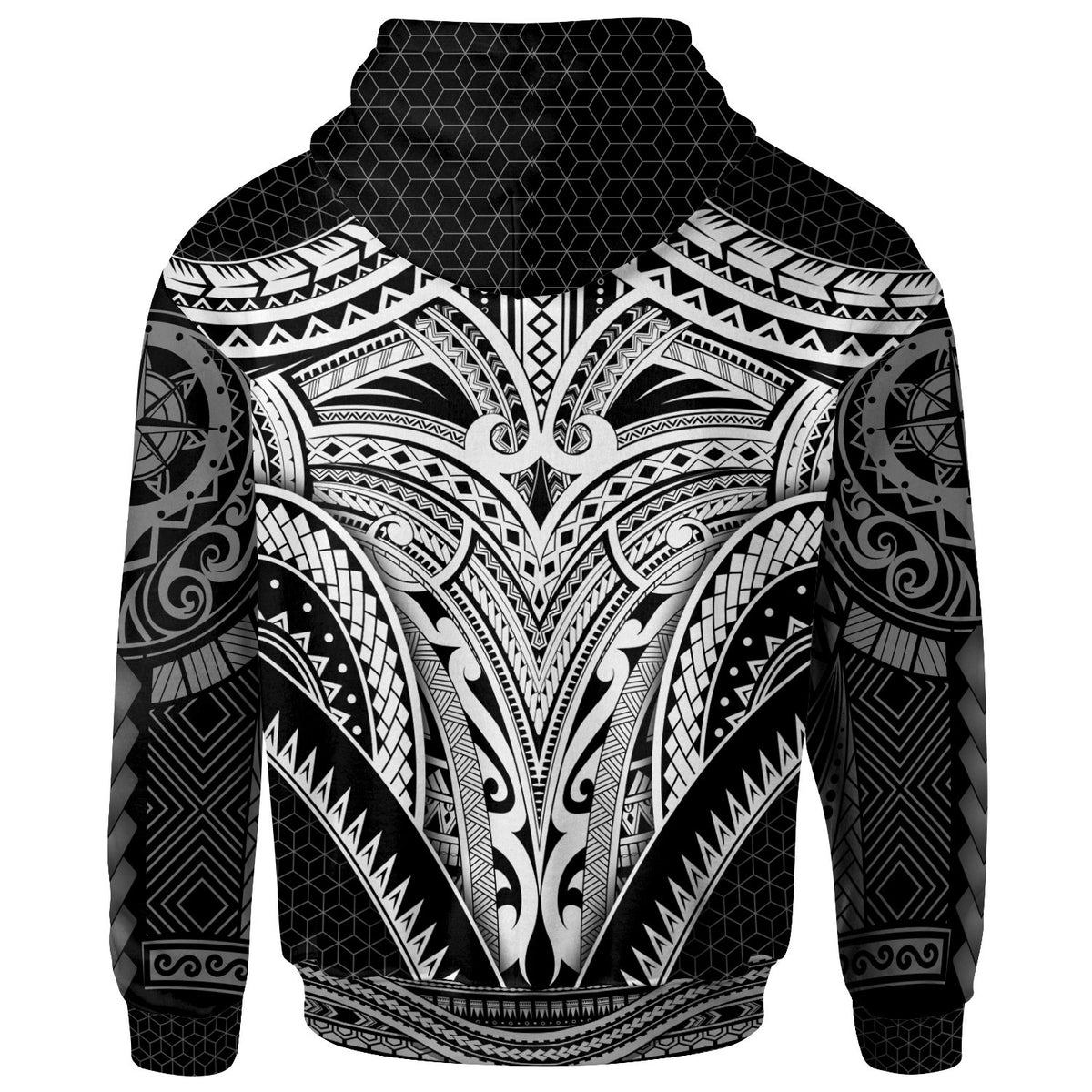 Polynesian Hoodie Patterns Poly Unique - Polynesian Pride