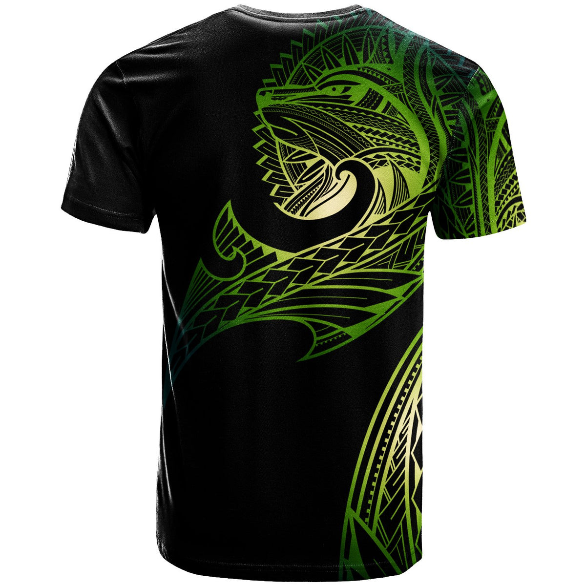 Wallis and FutunaT Shirt Leader Wolf Is You Gradient Color - Polynesian Pride