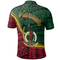 Vanuatu Polo Shirt Rano Seal Of Vanuatu Polynesian Patterns - Polynesian Pride