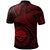 Federated States of Micronesia Polo Shirt Humpback Whale and Coat of Arms Red - Polynesian Pride