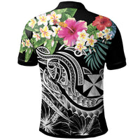 Wallis and Futuna Polynesian Polo Shirt Summer Plumeria (Red) - Polynesian Pride