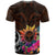 Custom Polynesian T Shirt Hawaii Kanaka Maoli, Flowers & Polynesian Patterns - Polynesian Pride