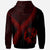 Tonga Hoodie Tonga Coat of Arms With Polynesian Tattoo Red - Polynesian Pride
