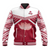 (Custom Personalised) Adi Cakobau Baseball Jacket Fiji School LT13 Unisex Crimson - Polynesian Pride