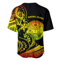 Marshall Islands Baseball Jersey Proud Seal Star Version Reggae LT13 - Polynesian Pride
