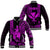 Hawaii Day Kakau Baseball Jacket Proud To Be Hawaiian Purple King Kamehameha and Kanaka Maoli LT13 Unisex Purple - Polynesian Pride