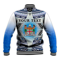 Personalised Fiji Baseball Jacket Kaiviti Fijian Special Tapa Pattern LT14 - Polynesian Pride