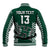 (Custom Text and Number) Hawaii Football Baseball Jacket Kakau Warrior Be Stronger LT13 - Polynesian Pride