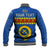 (Custom Personalised) Tafea Province Baseball Jacket Vanuatu Pig Tusk Polynesian Flag Style LT14 - Polynesian Pride
