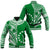 Cook Islands Tatau Baseball Jacket Symbolize Passion Stars Version Green LT13 Unisex Green - Polynesian Pride