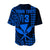 (Custom Text and Number) Hawaii Day Kakau Baseball Jersey Proud To Be Hawaiian Blue King Kamehameha and Kanaka Maoli LT13 - Polynesian Pride