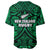 New Zealand Silver Fern Rugby Baseball Jersey All Black Green NZ Maori Pattern LT13 - Polynesian Pride