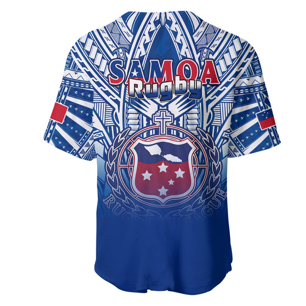 Samoa Independence Day Baseball Jersey Military Polynesian Pattern LT9