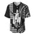 Hawaii Day Kakau Baseball Jersey Proud To Be Hawaiian Black King Kamehameha and Kanaka Maoli LT13 Black - Polynesian Pride